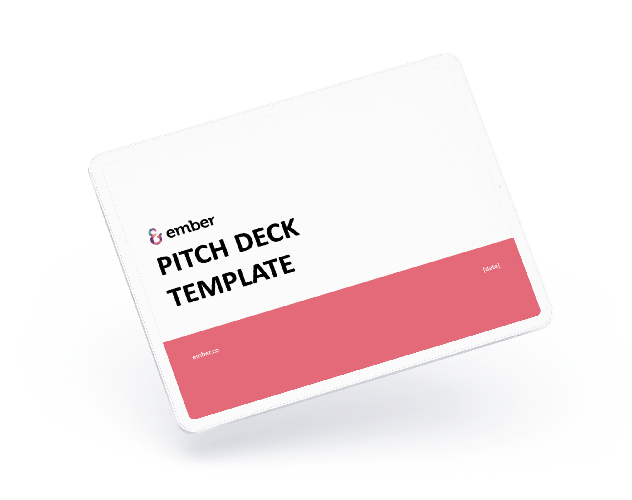 Preview of Ember's downloadable pitch deck template